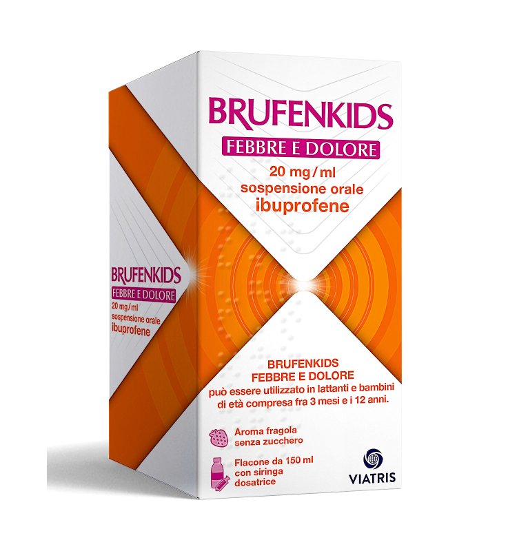 BRUFENKIDS FEBBRE E DOLORE*orale sosp 150 ml 20 mg/ml