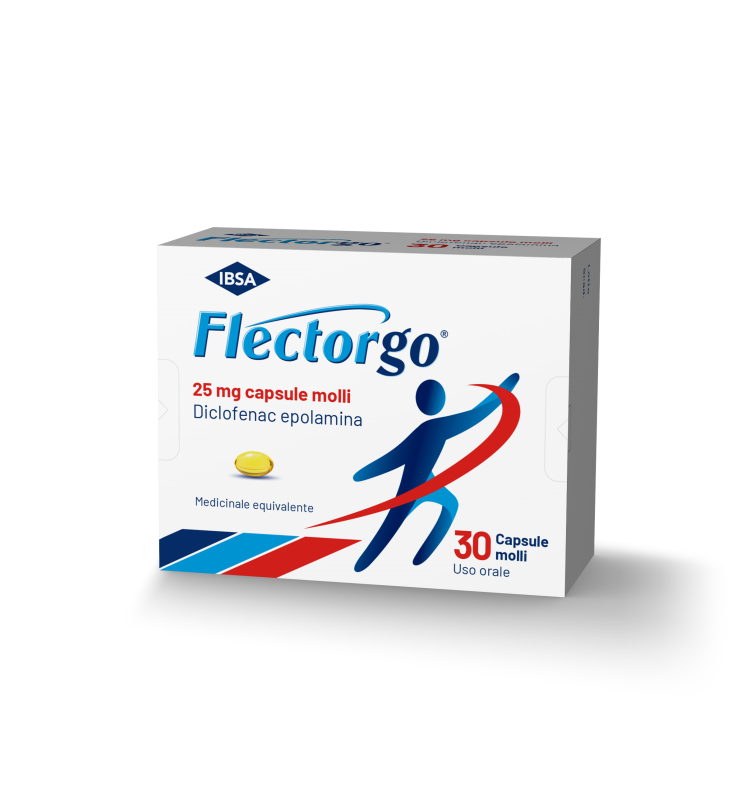 FLECTORGO*30 cps molli 25 mg