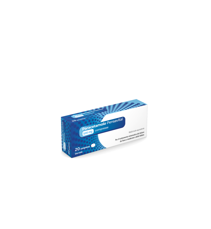 PARACETAMOLO PENSAVITAL*20 cpr 500 mg
