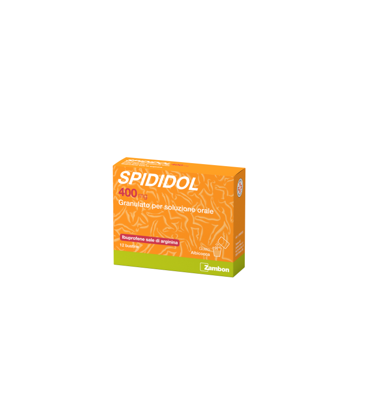 SPIDIDOL*orale grat 12 bust 400 mg aroma albicocca