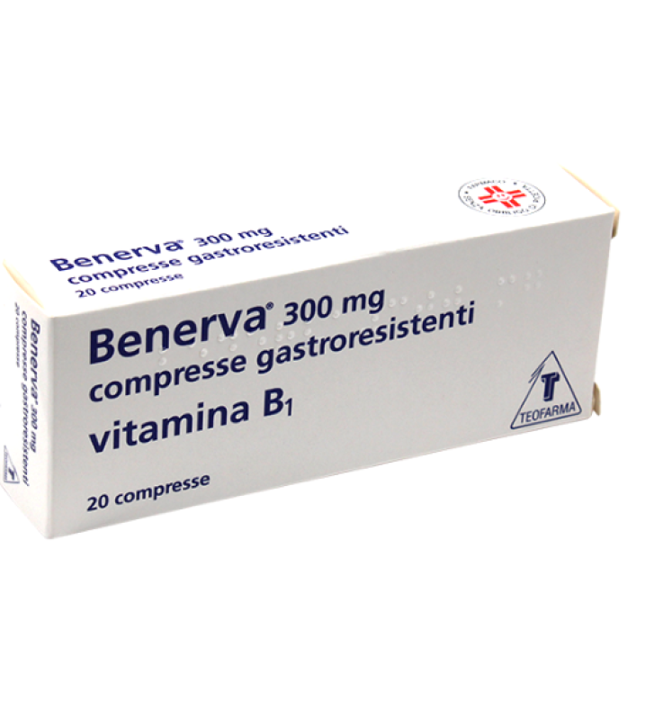 BENERVA*20 cpr gastrores 300 mg