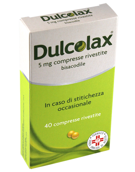 DULCOLAX*40 cpr riv 5 mg