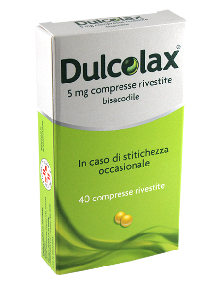 DULCOLAX*40 cpr riv 5 mg