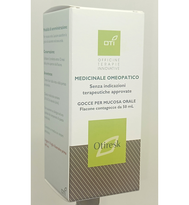 OTIRESK*orale gtt 50 ml in soluzione idroalcolica al 30% V/V