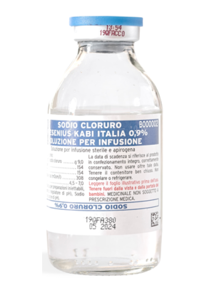 SODIO CLORURO (FRESENIUS KABI ITALIA)*1 flacone EV 100 ml 0,9%