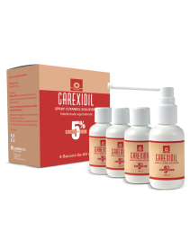 CAREXIDIL*4 flaconi spray soluz cutanea 60 ml 5%