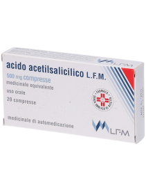 ACIDO ACETILSALICILICO (LFM)*20 cpr 500 mg