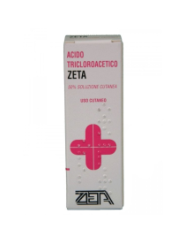 ACIDO TRICLOROACETICO (ZETA FARMACEUTICI)*soluz cutanea 1 flacone 10 ml 50%