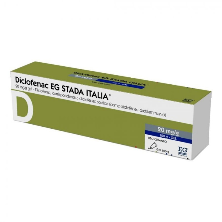 DICLOFENAC (EG STADA ITALIA)*gel 100 g 20 mg/g DICLOFENAC (EG STADA ITALIA)*gel 100 g 20 mg/g