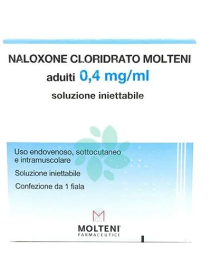 NALOXONE CLORIDRATO (MOLTENI)*AD 1 fiala 0,4 mg 1 ml