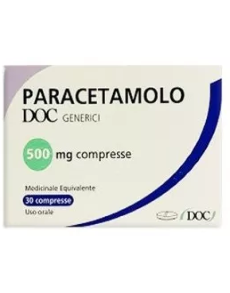 PARACETAMOLO (DOC GENERICI)*30 cpr div 500 mg