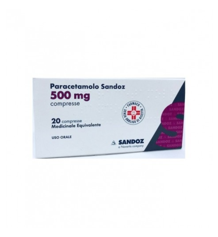 PARACETAMOLO (SANDOZ)*20 cpr 500 mg