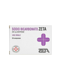 SODIO BICARBONATO (ZETA)*20 cpr 500 mg