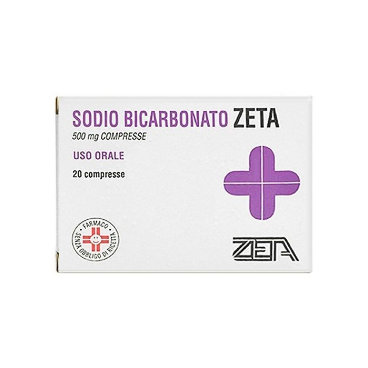 SODIO BICARBONATO (ZETA)*20 cpr 500 mg SODIO BICARBONATO (ZETA)*20 cpr 500 mg