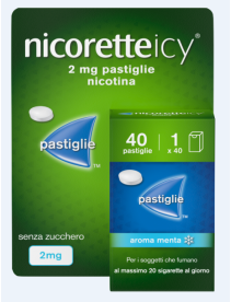 NICORETTEICY*40 pastiglie 2 mg
