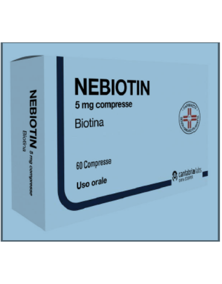 NEBIOTIN*60 cpr 5 mg
