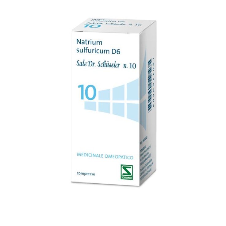 NATRIUM SULFURICUM D6 SALE DR.SCHUSSLER N.10*D6 200 cpr flacone NATRIUM SULFURICUM D6 SALE DR.SCHUSSLER N.10*D6 200 cpr flacone