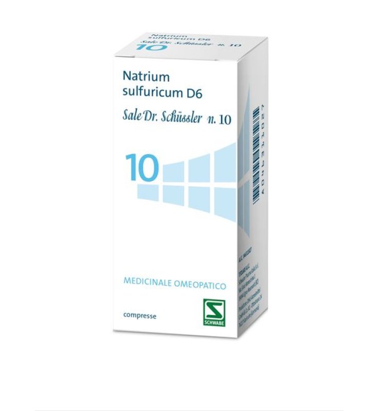 NATRIUM SULFURICUM D6 SALE DR.SCHUSSLER N.10*D6 200 cpr flacone