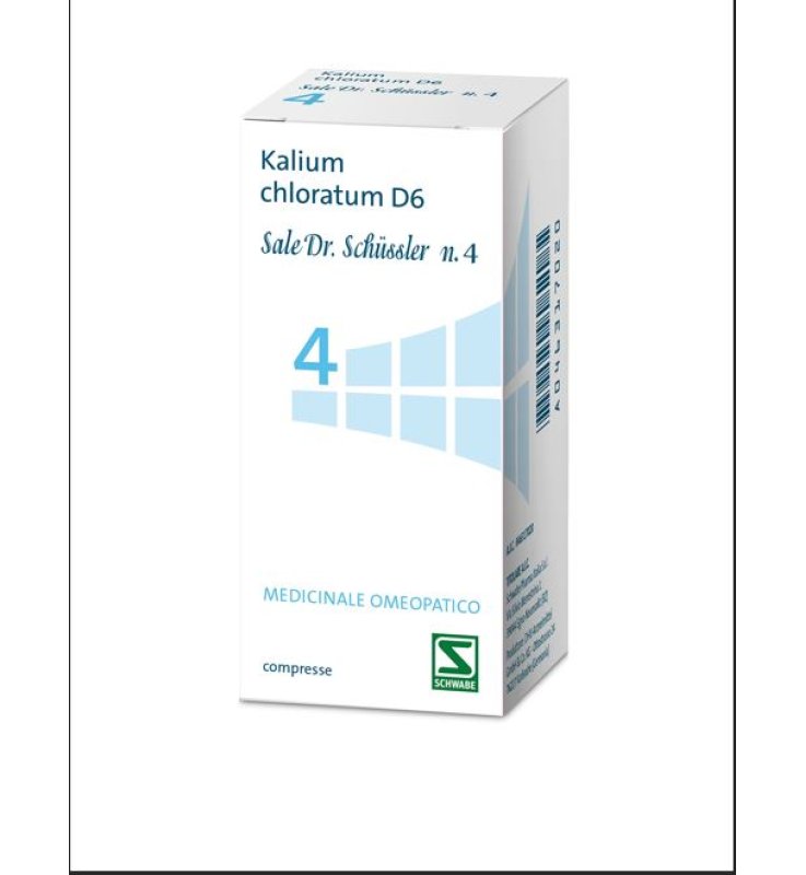 KALIUM CHLORATUM D6 SALE DR.SCHUSSLER N.4*D6 200 cpr flacone