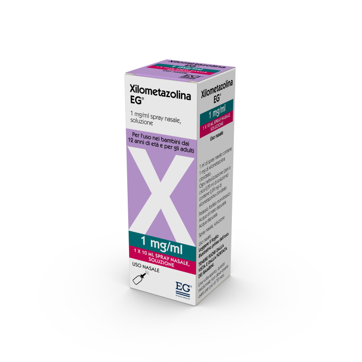 XILOMETAZOLINA (EG)*spray nasale 10 ml 1 mg/ml XILOMETAZOLINA (EG)*spray nasale 10 ml 1 mg/ml