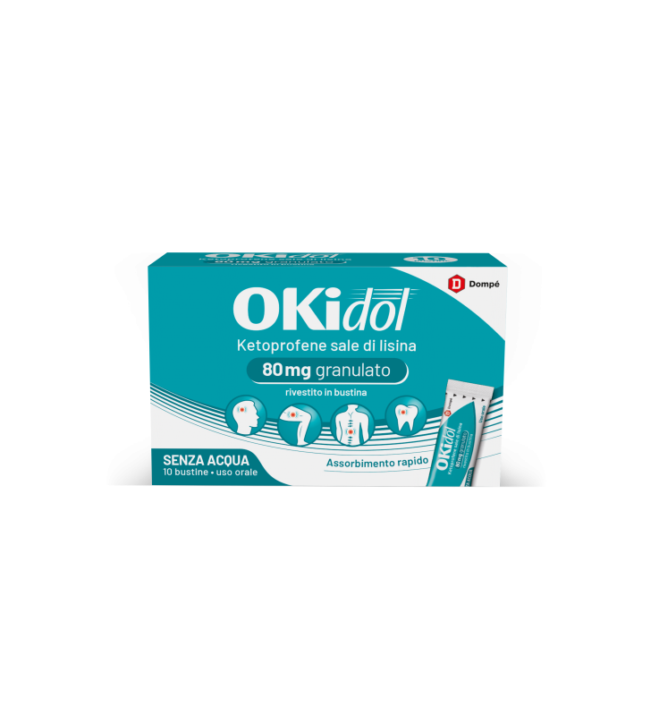 OKIDOL*orale granulato 10 bustine 80 mg