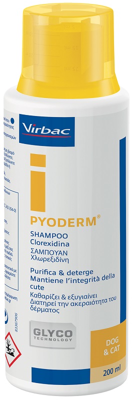 Virbac Pyoderm Shampoo: Detergente Antisettico per Cute Sensibile