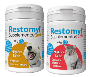Restomyl Supplemento: Igiene Orale per Cani e Gatti