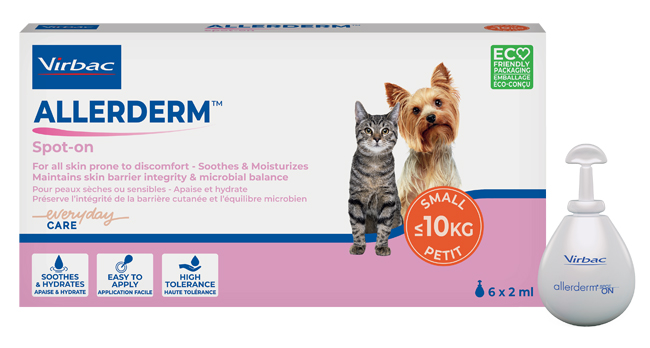 ALLERDERM SPOT ON CANI INFERIORI A 10 KG 6 PIPETTE 2 ML img