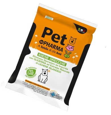 Pet in Pharma Salviettine Orecchie: Igiene Delicata per Pet