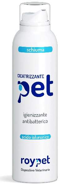 Roydermal Cicatrizzante Pet: Schiuma all'Argento e Ialuronico