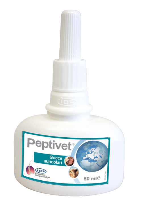 Peptivet Gocce Auricolari: Soluzione Eudermica per Cani e Gatti