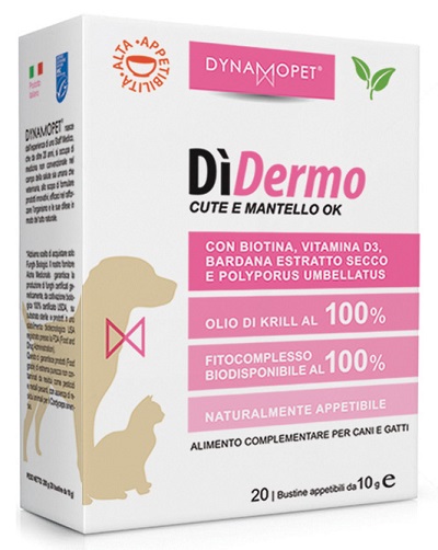 Didermo Dynamopet: Integratore per Cute e Mantello di Cani e Gatti