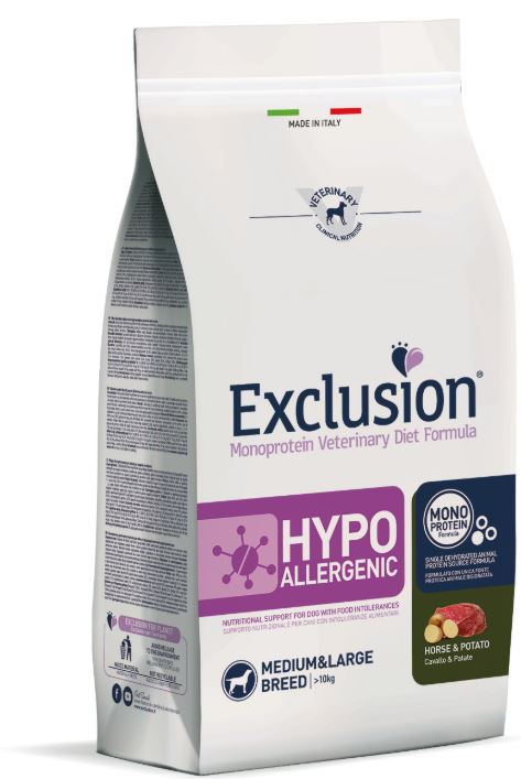 Exclusion Diet Hypoallergenic Cane Cavallo e Patate 2kg