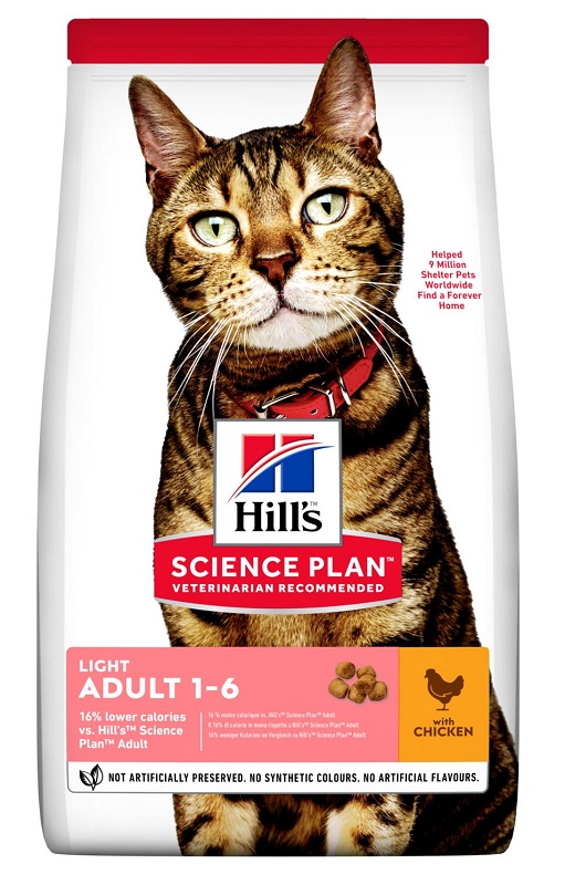 Hill's Science Plan Light Gatto Adulto Pollo 1.5kg