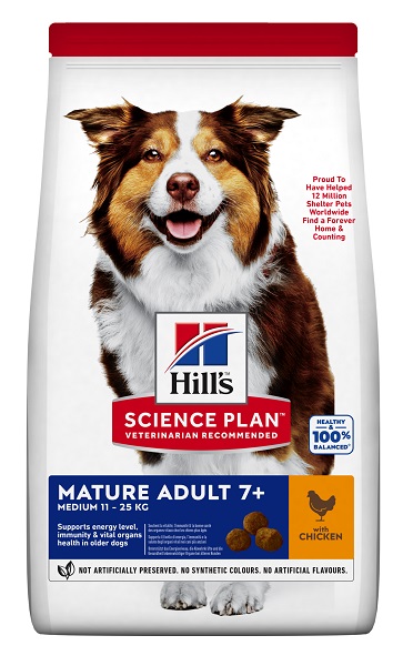 Hill's Science Plan Mature Adult 7+ Medium Pollo 12kg