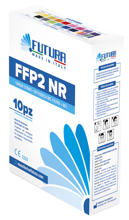 FUTURA SEMIMASCHERINA FFP2 SMALL ROSA 10 PEZZI