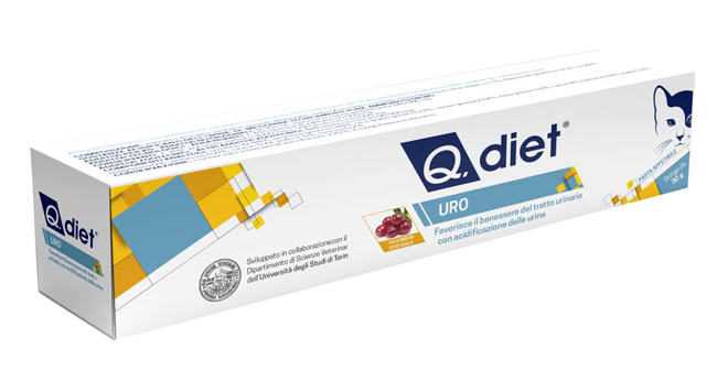 Q Diet URO 30g: Supporto Nutrizionale per la Salute Urinaria del Gatto