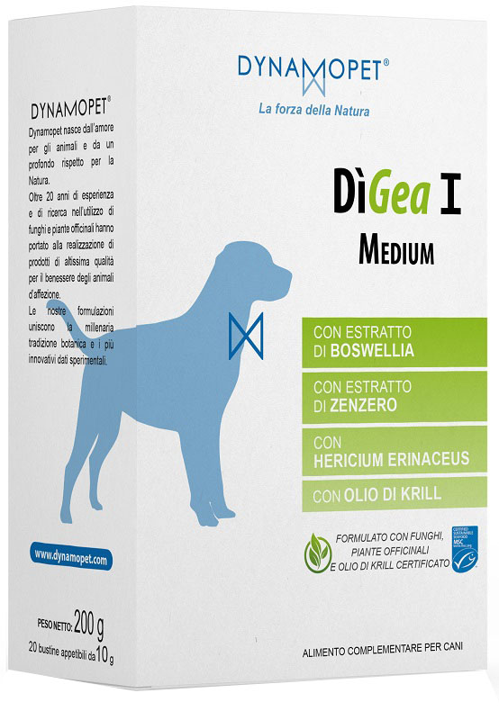 Digea I Medium: Supporto Gastrointestinale per Cani in Gel
