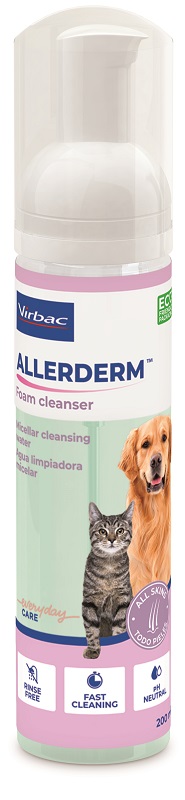 Allerderm Foam Cleanser Virbac: Schiuma Micellare per Cute