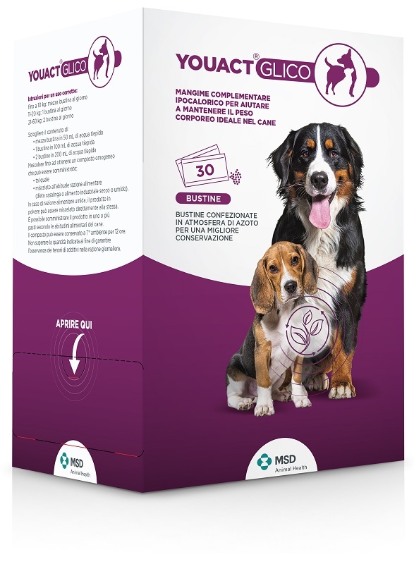 YouAct Glico: Supporto Metabolico e Controllo Peso per Cani