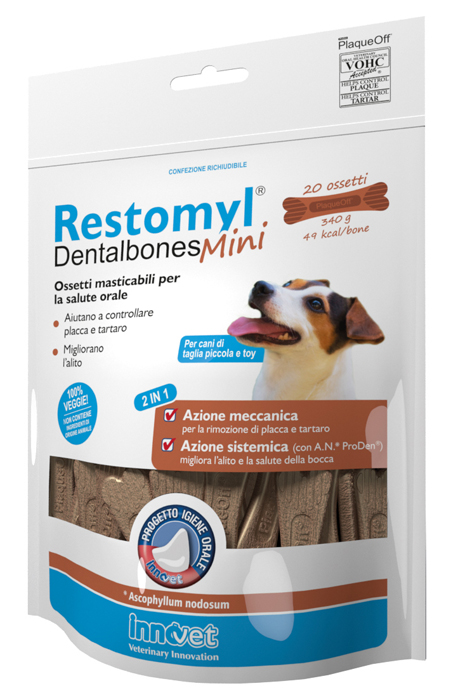 Restomyl Dentalbones Snack Igiene Orale Cani Piccoli | MyPawRank