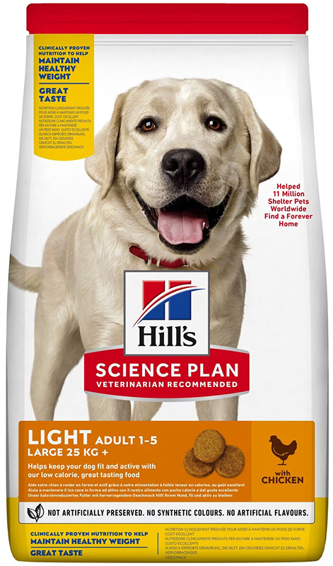 Hill's Science Plan Light Large Breed: Controllo Peso per Cani