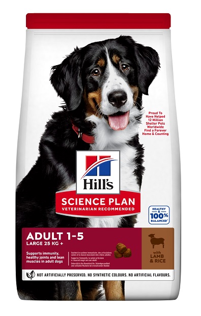 Hill's Science Plan Cane Adult Large Agnello 12kg