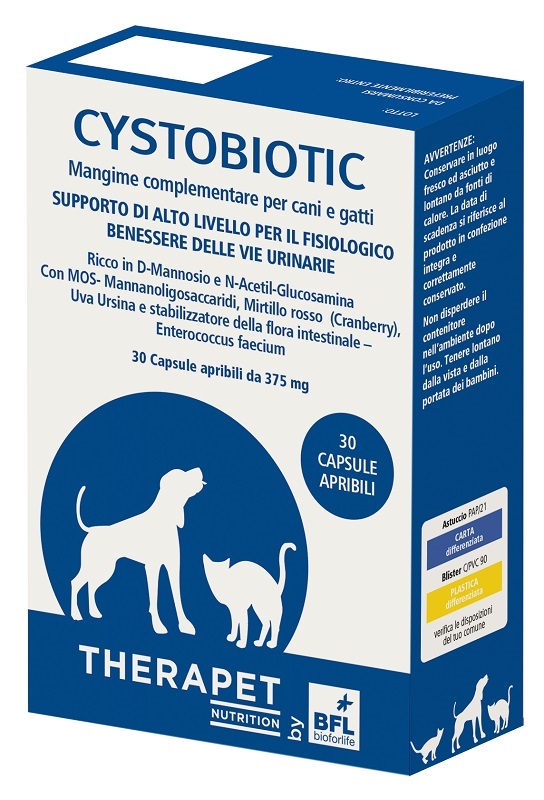 Cystobiotic Therapet: Supporto Urinario per Cani e Gatti