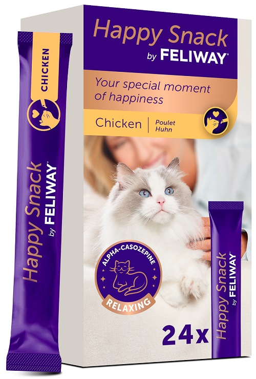 Feliway Happy Snack: Snack Rilassante al Pollo per Gatti